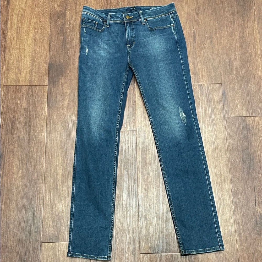 Fidelity Dark Blue Straight Leg Jeans